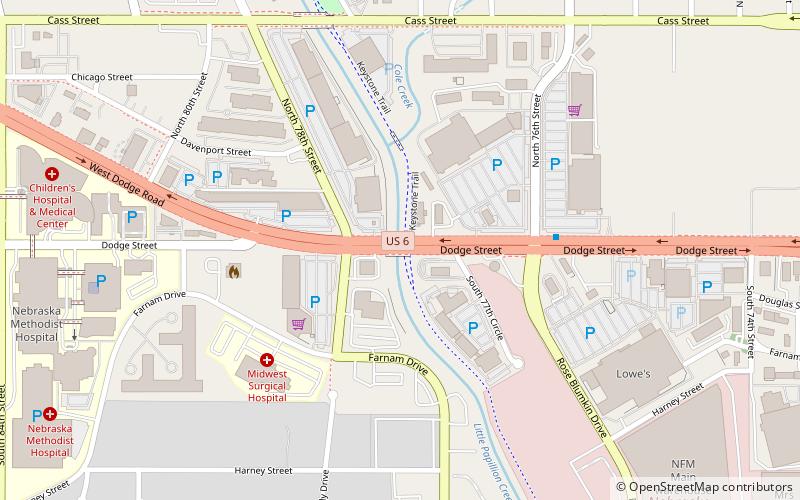 Dodge Street location map