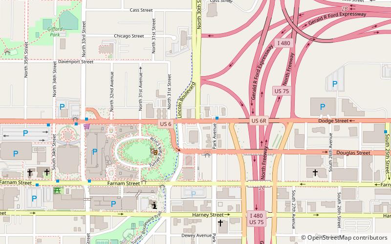 North 30th Street location map