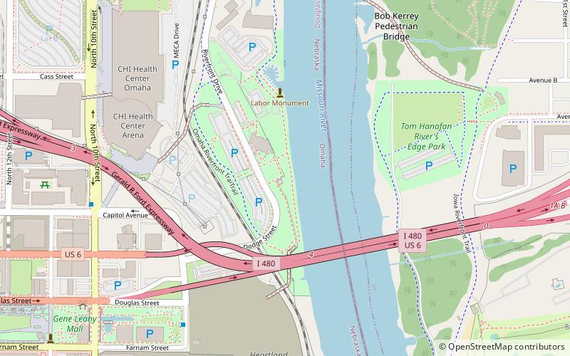 Lewis and Clark Landing location map