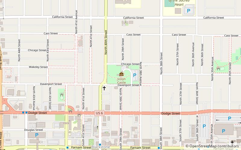 Joslyn Castle location map