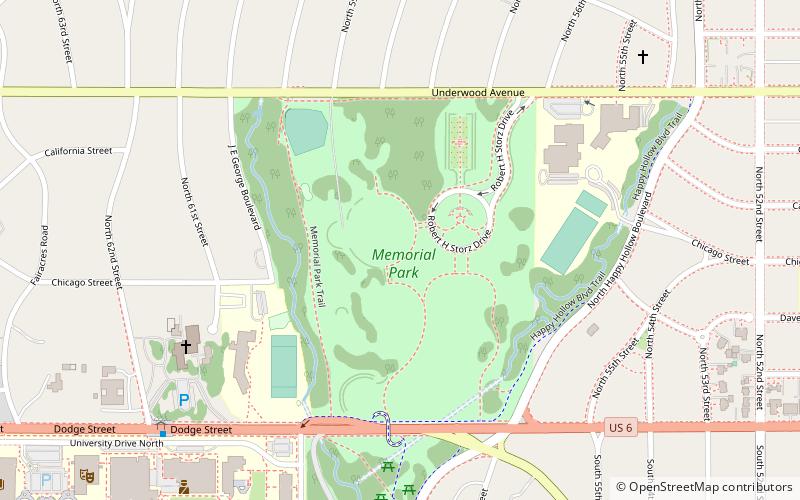 Memorial Park location map