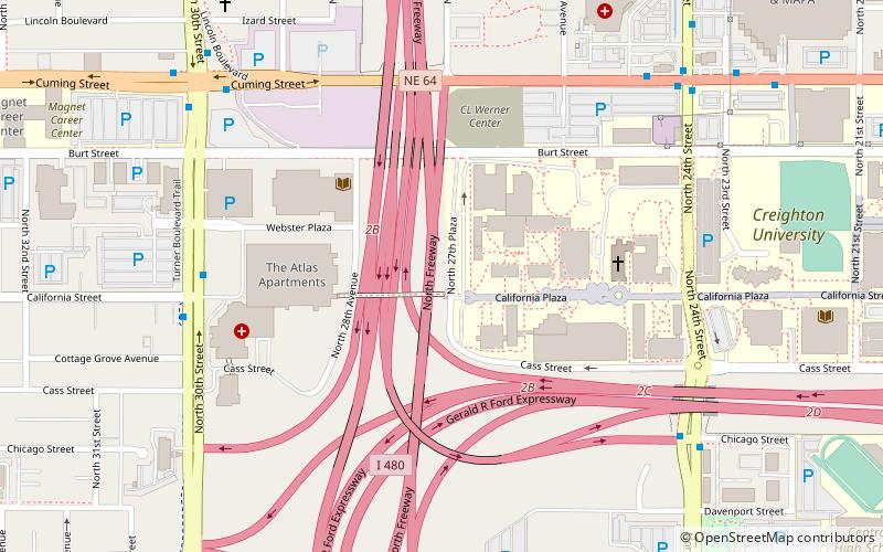 Creighton University School of Medicine location map