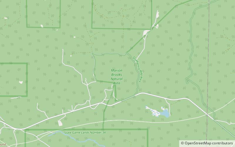 Marion Brooks Natural Area location map