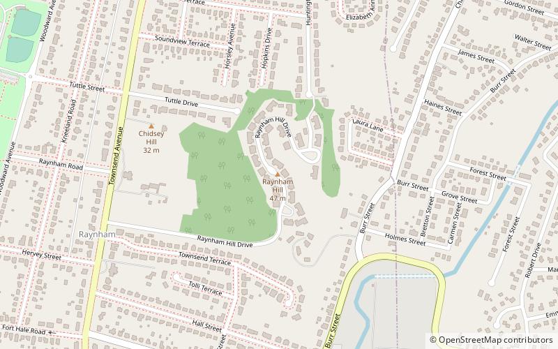 Raynham location map