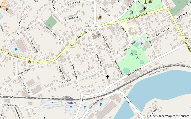 Branford Center location map