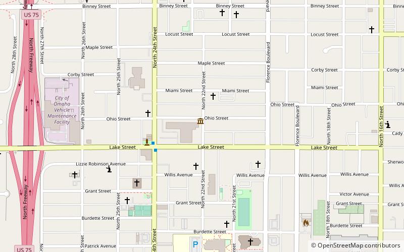 Great Plains Black History Museum location map