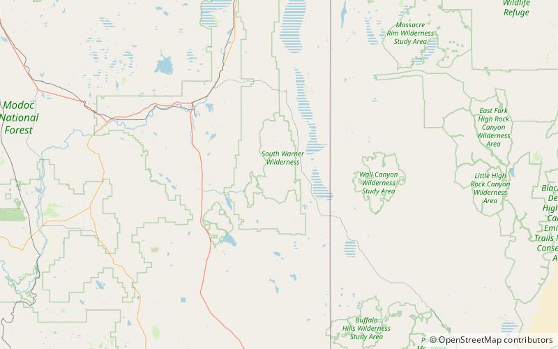 Eagle Peak location map