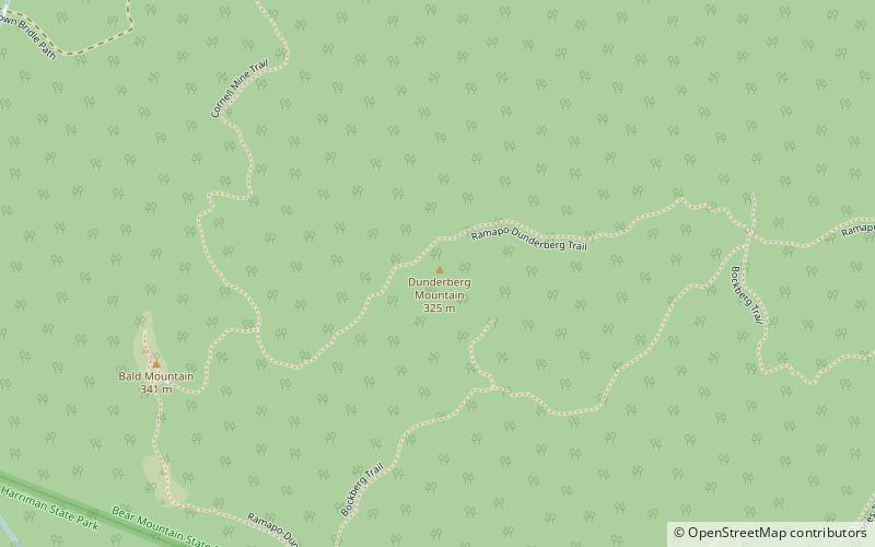 dunderberg mountain bear mountain state park location map