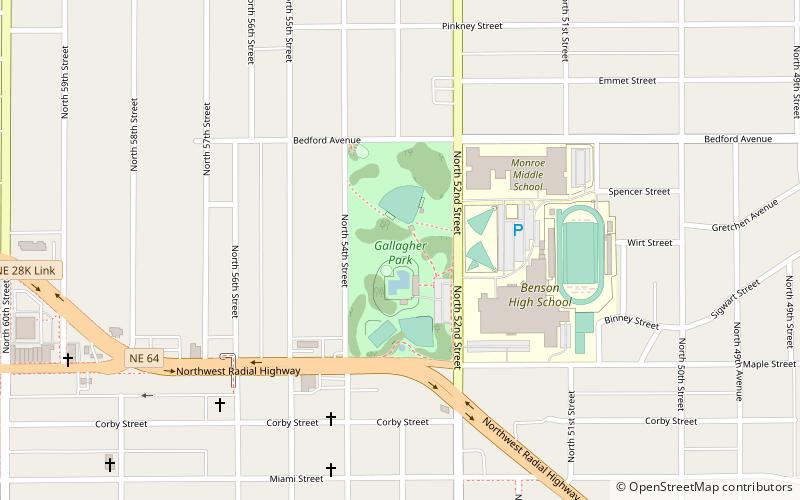 krug park omaha location map
