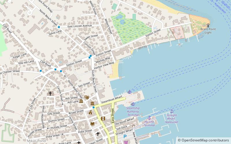 childrens beach nantucket location map