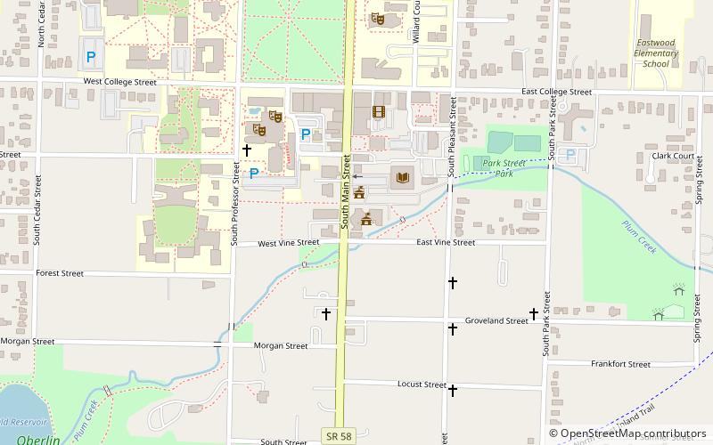 Oberlin Heritage Center location map