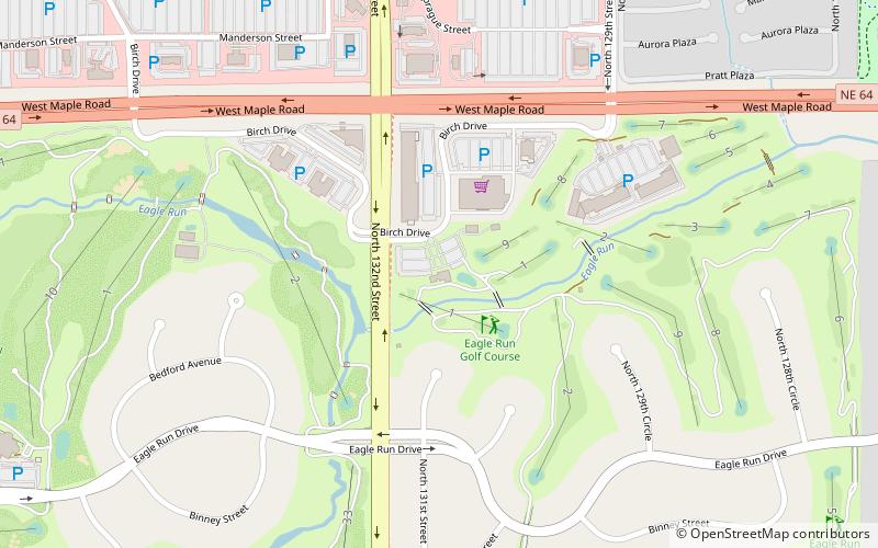 Eagle Run Golf Course location map