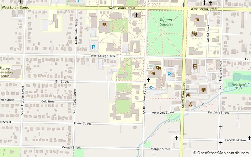 Adam Joseph Lewis Center for Environmental Studies location map