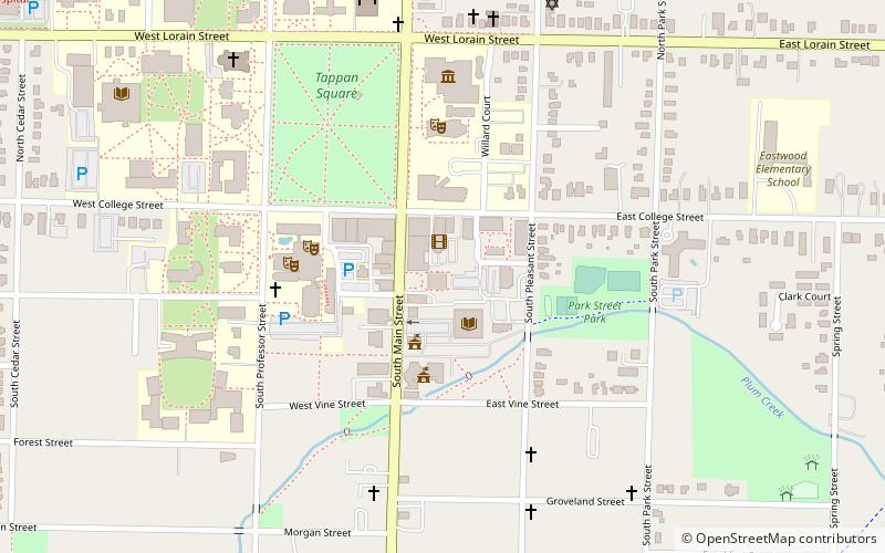 Firelands Association for the Visual Arts location map
