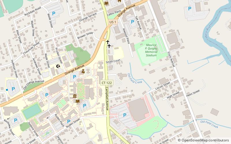 quigley stadium west haven location map