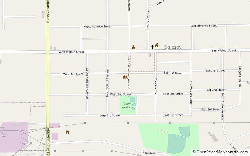 Oglesby Public Library location map