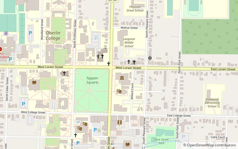 Allen Memorial Art Museum location map