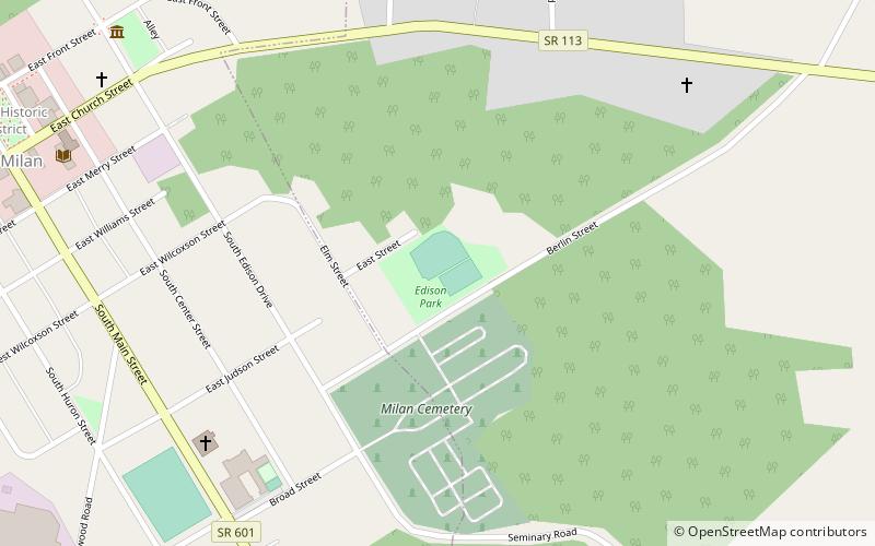 edison park milan location map