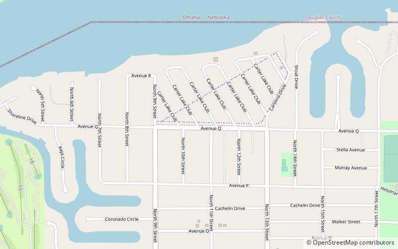 Carter Lake location map