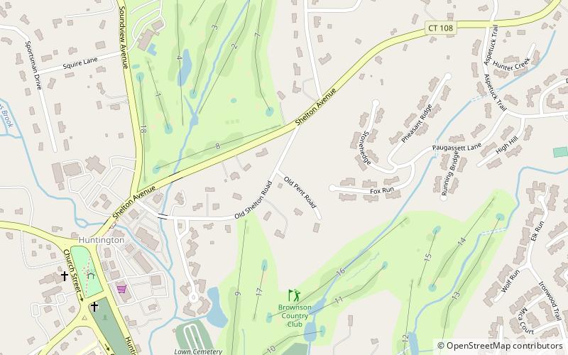 brownson country club shelton location map
