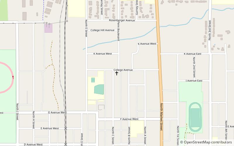 College Avenue Friends Church location map