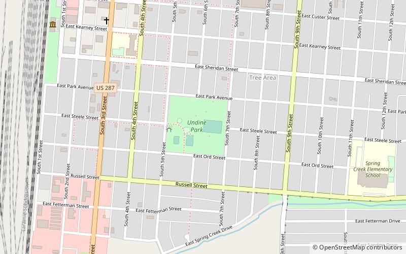undine park laramie location map
