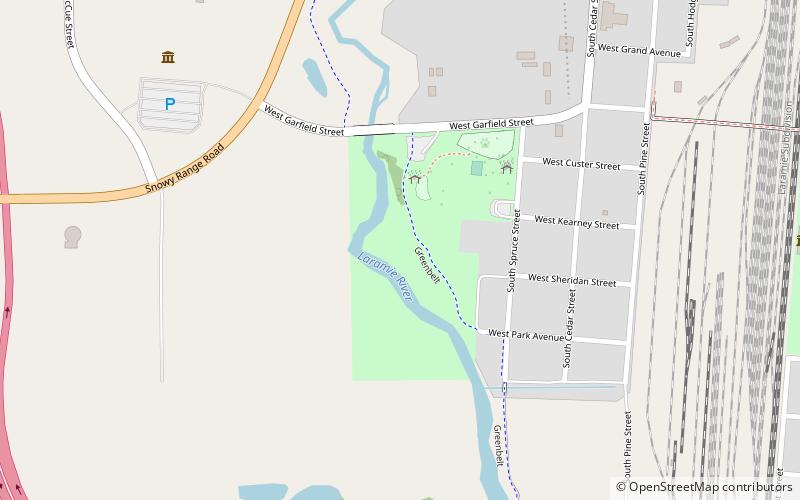 optimist park laramie location map