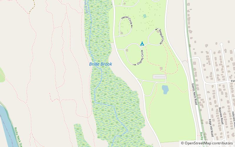 Rocky Neck State Park location map