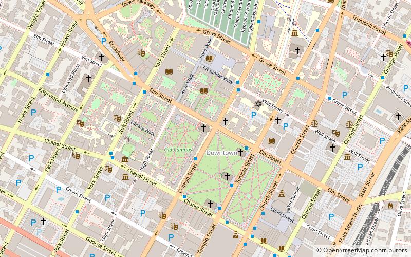 Battell Chapel location map