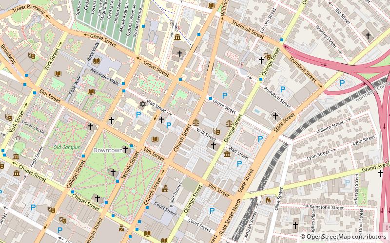 New Haven County Courthouse location map