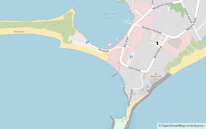 Watch Hill Beach Association Beach location map