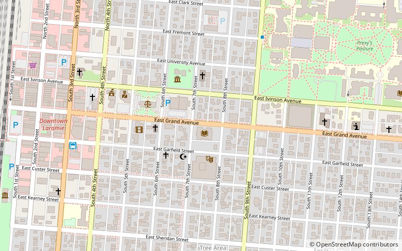 Lehman-Tunnell Mansion location map