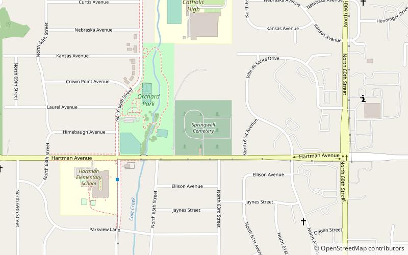 springwell danish cemetery omaha location map