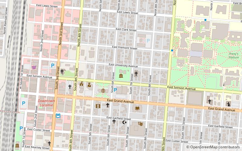 Laramie Plains Museum location map