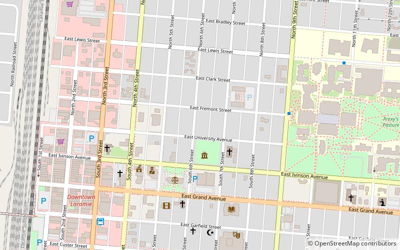 bath row laramie location map