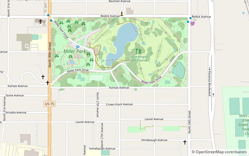 miller park omaha location map