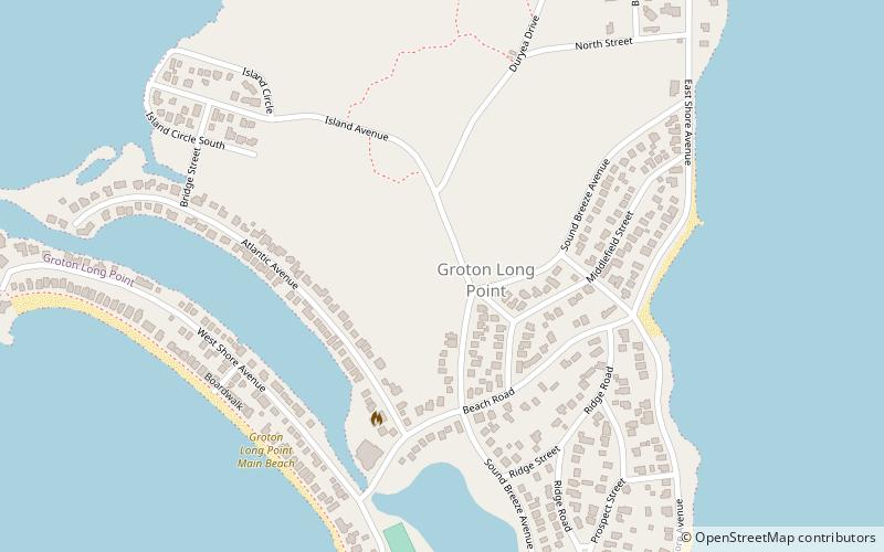 groton long point yacht club location map