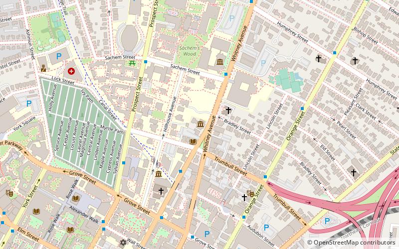 New Haven Museum location map