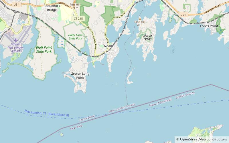 morgan point light enders island location map