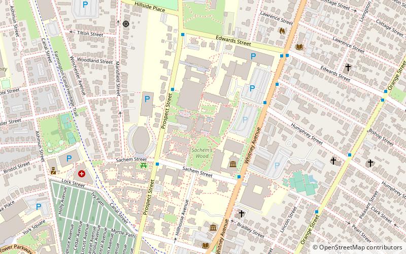 Kline Biology Tower location map