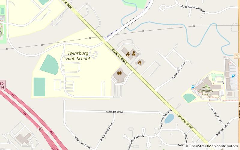 Twinsburg Public Library location map
