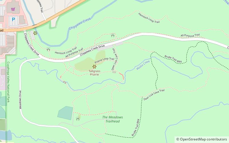brecksville nature center location map