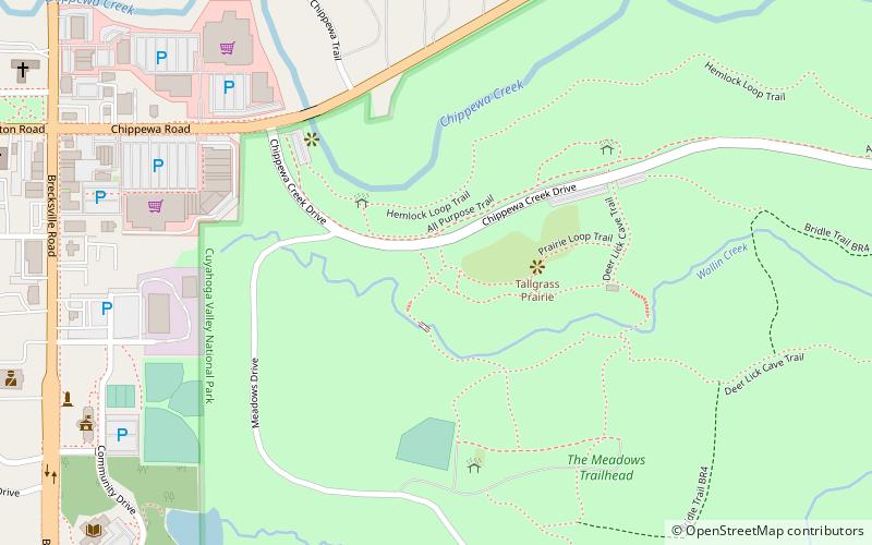 harriet keeler memorial cuyahoga valley national park location map