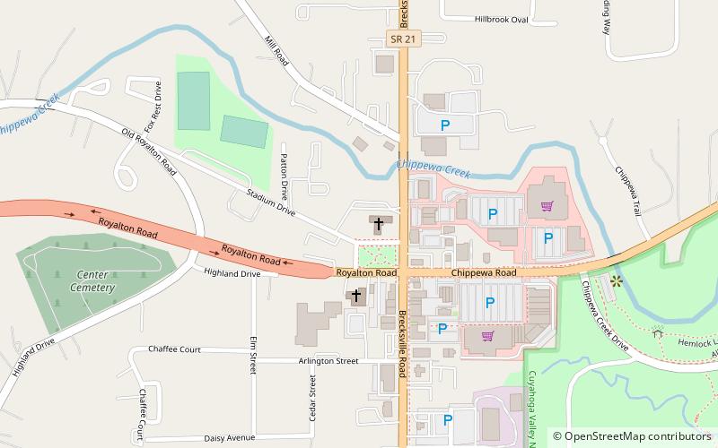 brecksville town square location map