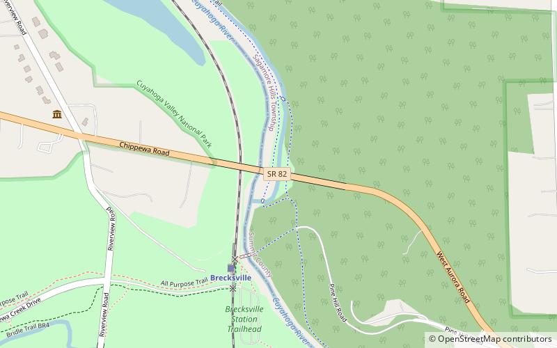 Brecksville-Northfield High Level Bridge location map