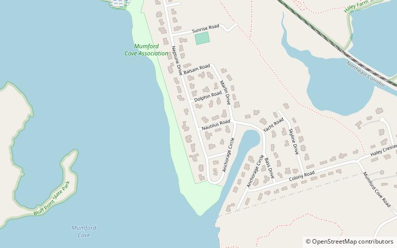 mumford cove park stanowy haley farm location map