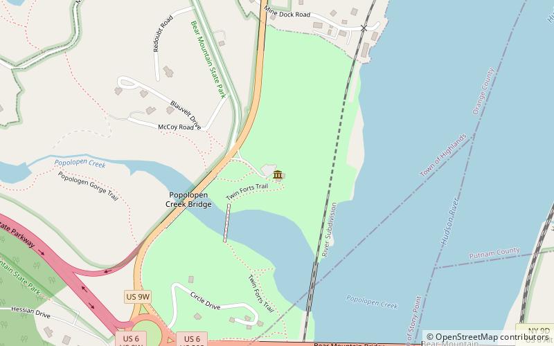 Fort Montgomery location map