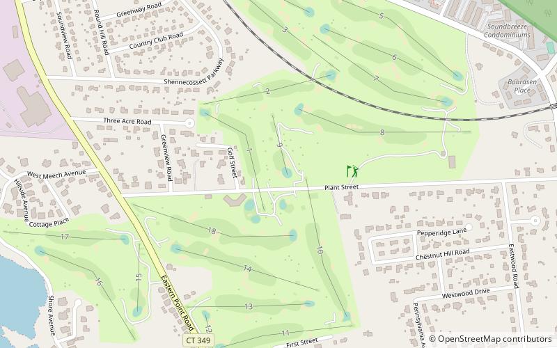 Shennecossett Golf Course location map