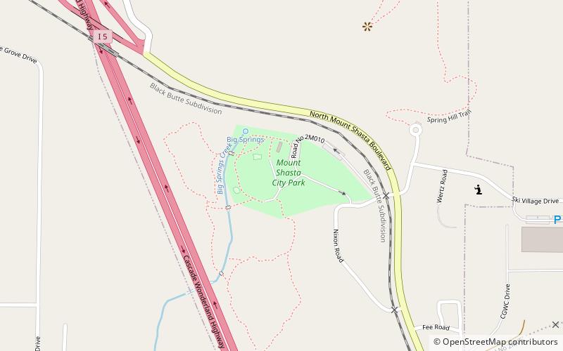 mount shasta city park location map