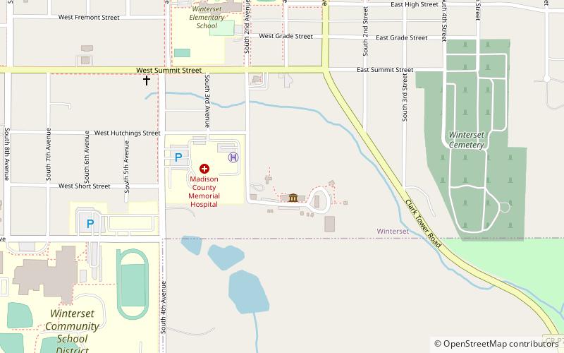 C.D. and Eliza Heath Bevington Privy location map